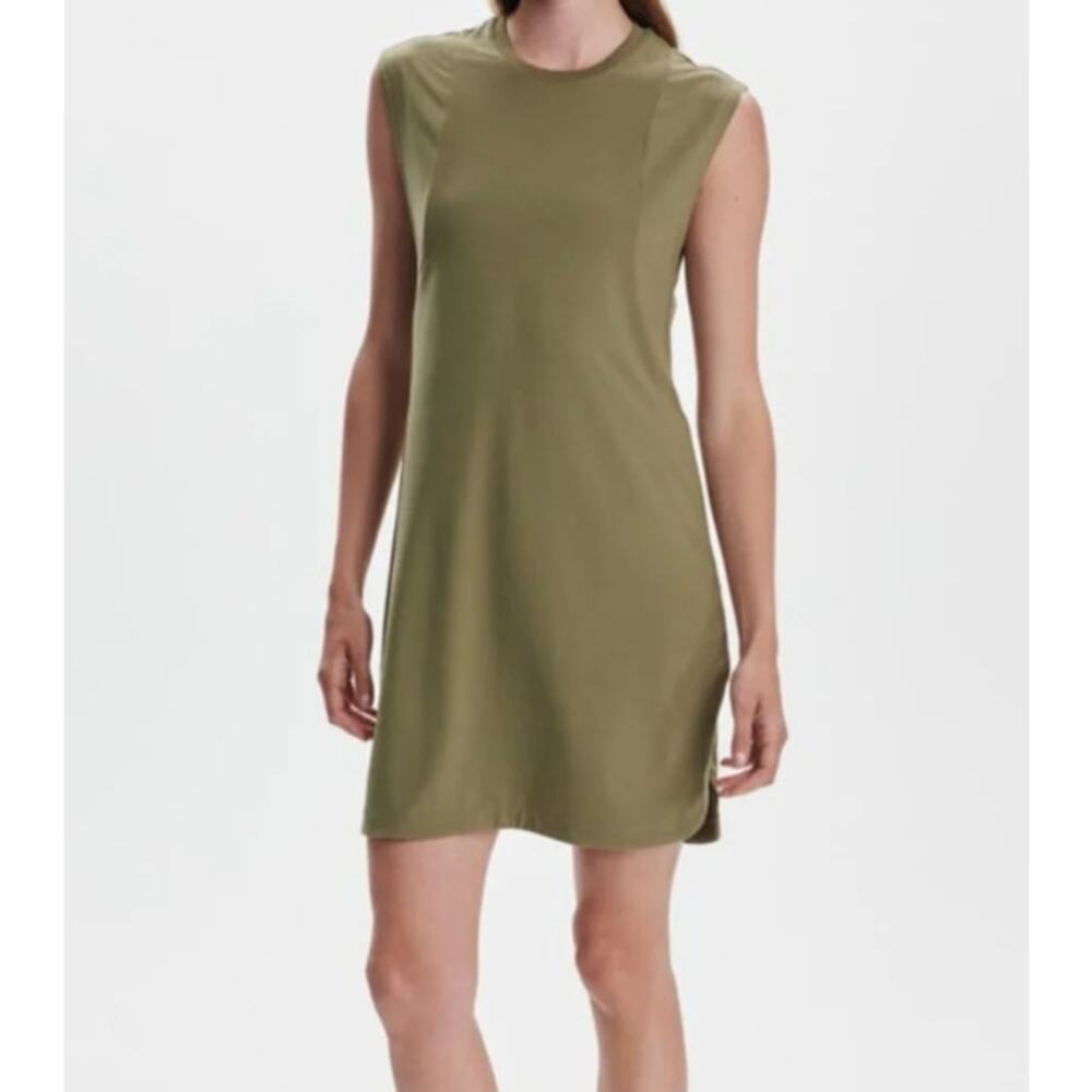 Varley Naples Olive Green Athleisure Athletic Sporty Dress Size XS